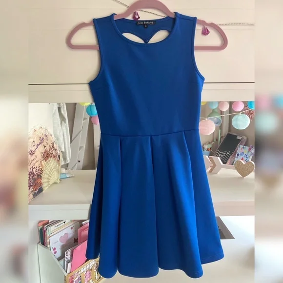 air force dress blues for sale Girls Royal Blue Printed Kaftan Dress(MKG023), Blue / 130cm/6Y